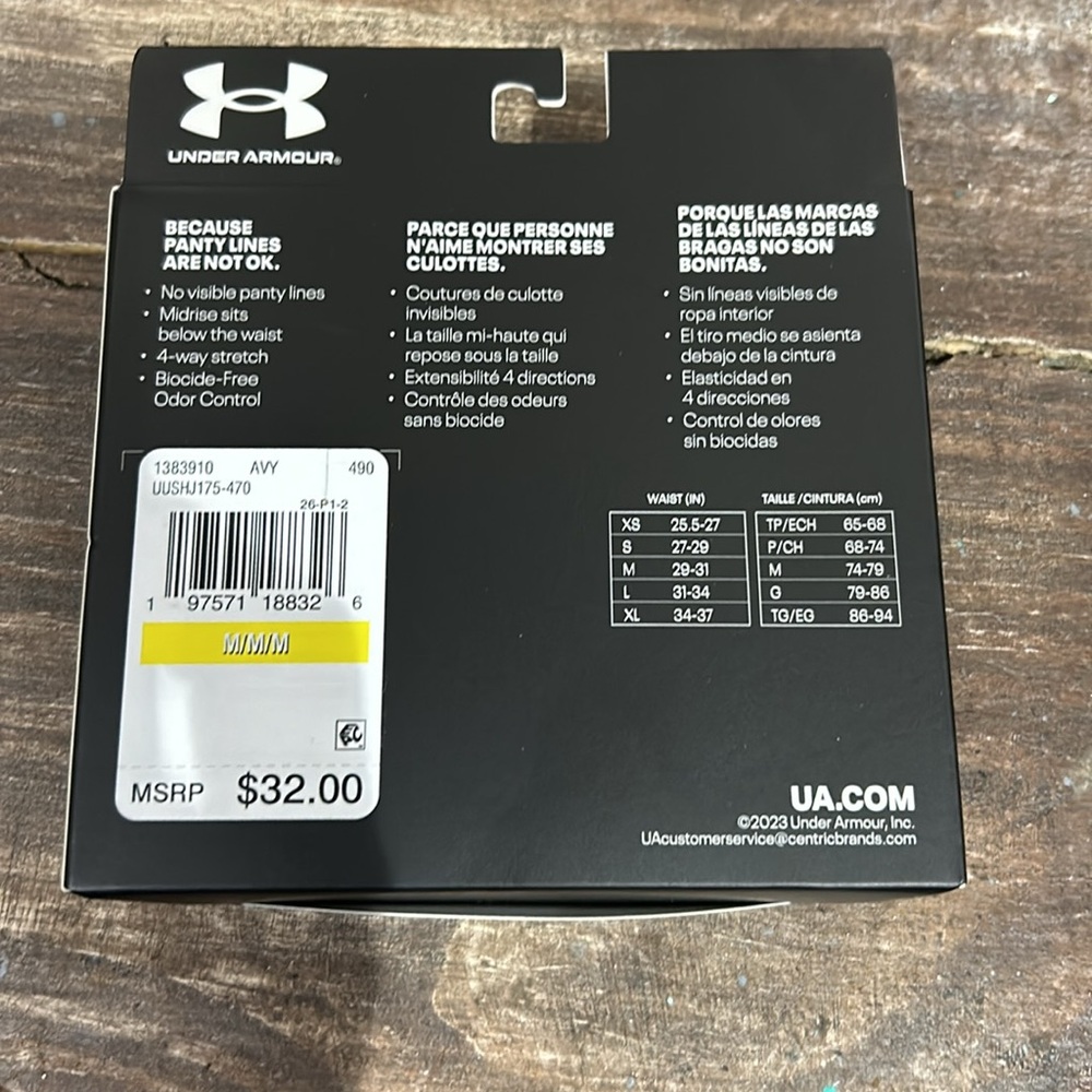 Under Armour Blue and Orange Panties Essential Stretch - Picture 2 of 5